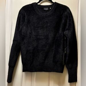 Cyrus Black Soft Crew Neck Sweater